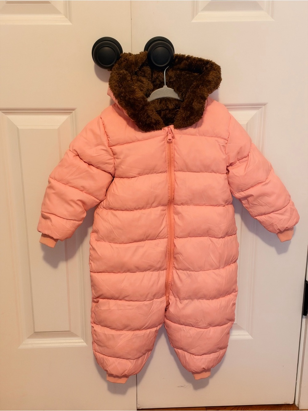 Pink Toddler snowsuit 18-24 months, only worn once